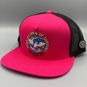 NEW Vans US Open Of Surfing Pink 2019 Salty Hat